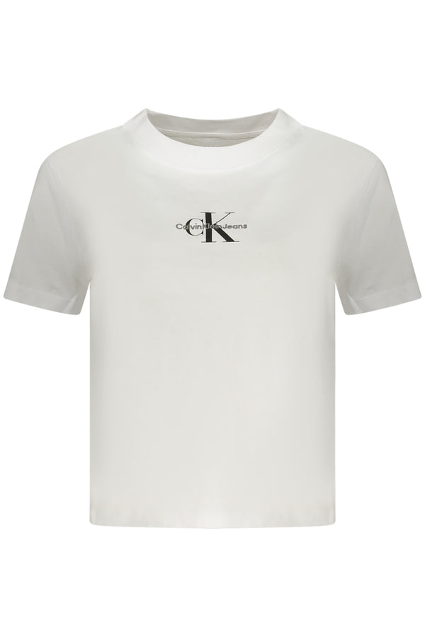Calvin Klein T-shirts Femme Blanc - stylesgateway