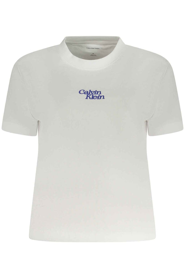 Calvin Klein T-shirts Femme Blanc - stylesgateway