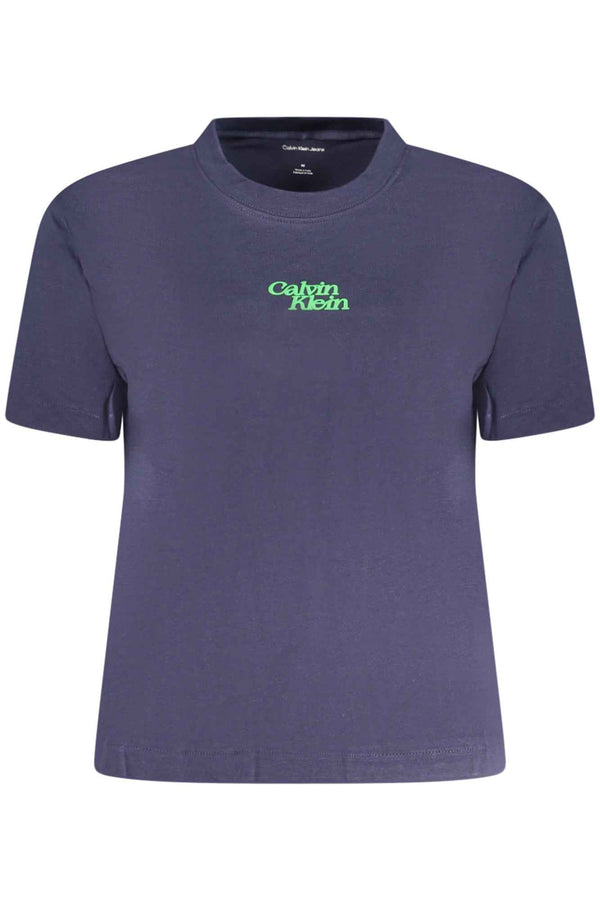 Calvin Klein T-shirts Femme Bleu - stylesgateway