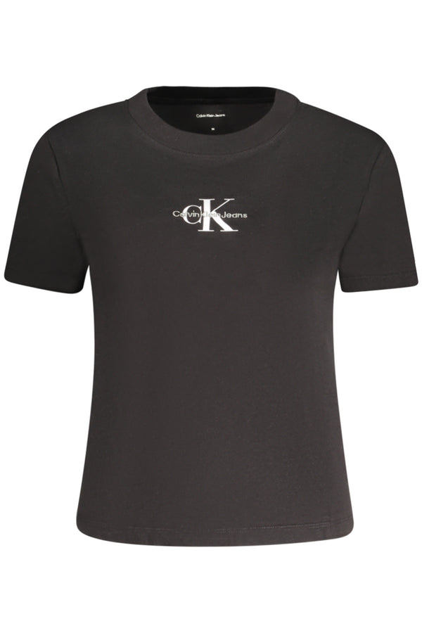 Calvin Klein T-shirts Femme Noir - stylesgateway