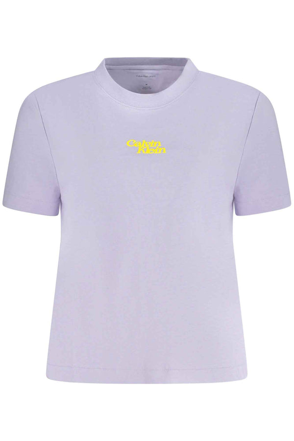Calvin Klein T-shirts Femme Violet - stylesgateway