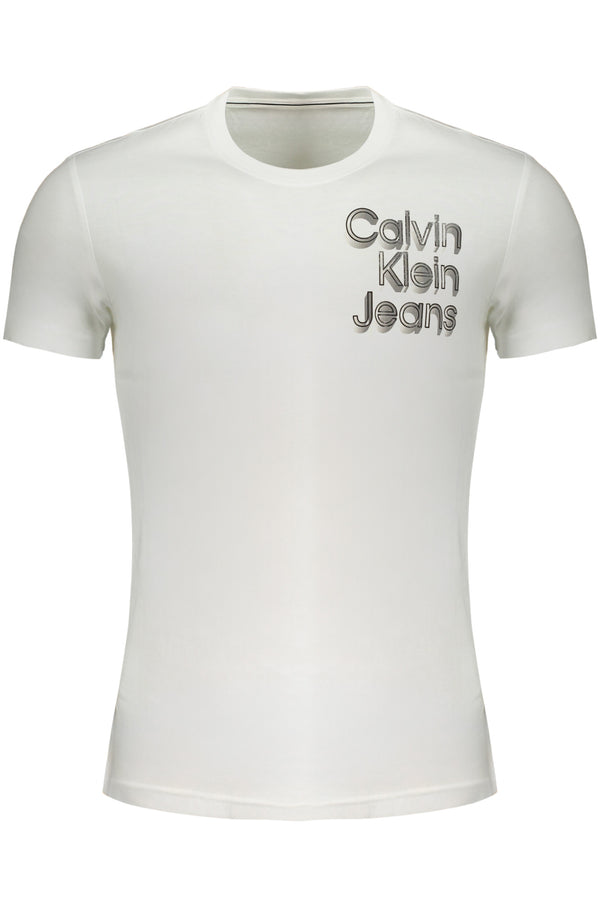 Calvin Klein T-shirts Homme Blanc - stylesgateway