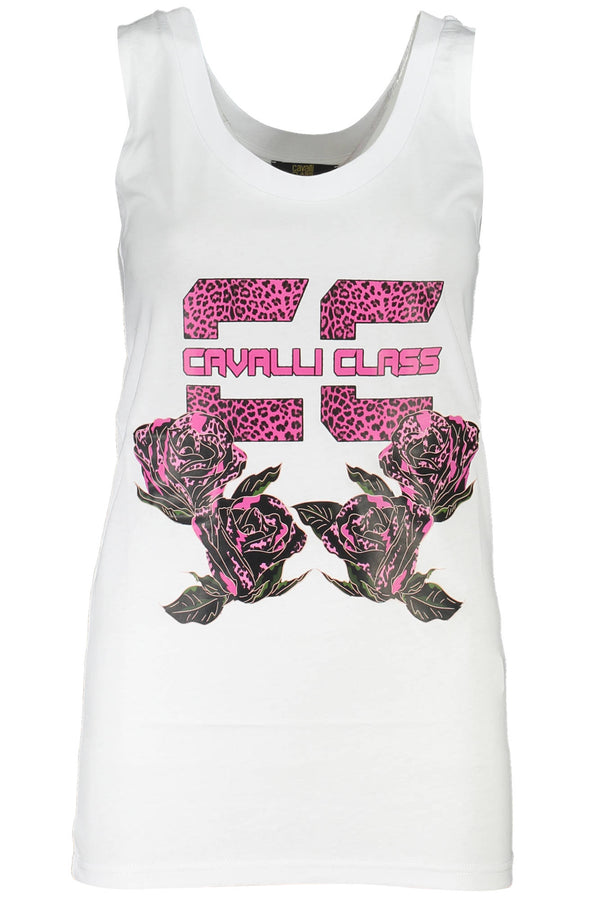 Cavalli Class T-shirts Femme Blanc - stylesgateway