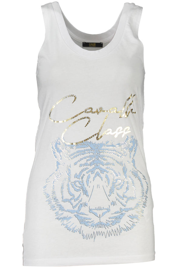 Cavalli Class T-shirts Femme Blanc - stylesgateway