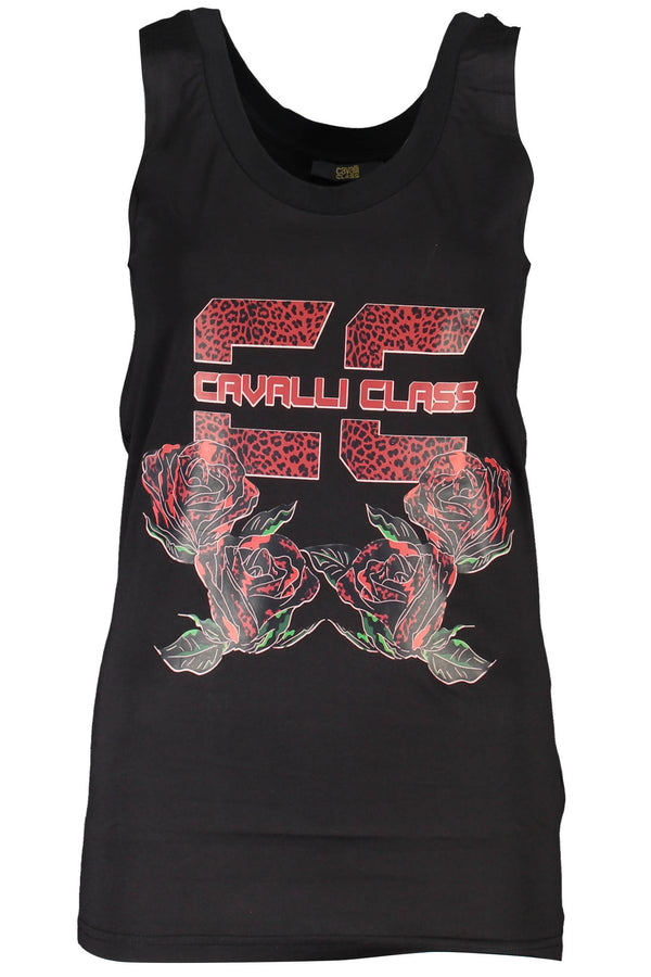 Cavalli Class T-shirts Femme Noir - stylesgateway