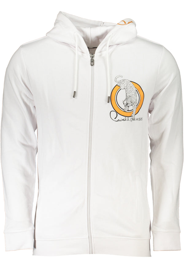 Cavalli Class Sweatshirts Homme Blanc - stylesgateway