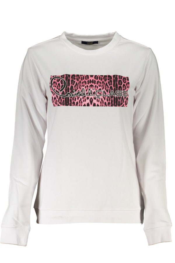 Cavalli Class Sweatshirts Femme Blanc - stylesgateway