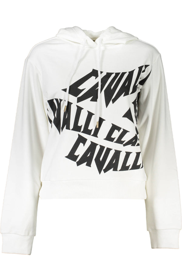 Cavalli Class Sweatshirts Femme Blanc - stylesgateway