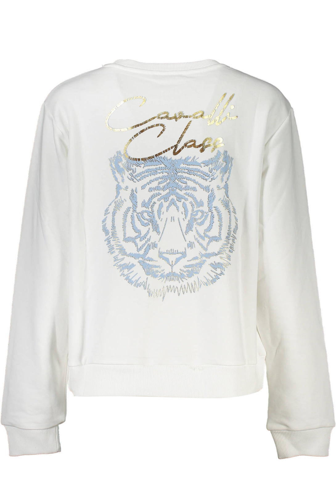 Cavalli Class Sweatshirts Femme Blanc - stylesgateway