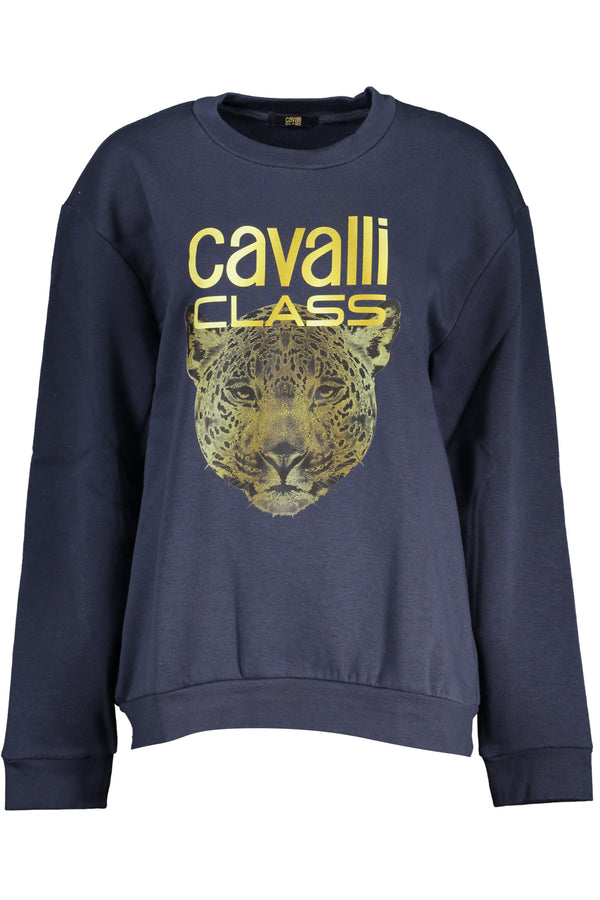 Cavalli Class Sweatshirts Femme Bleu - stylesgateway