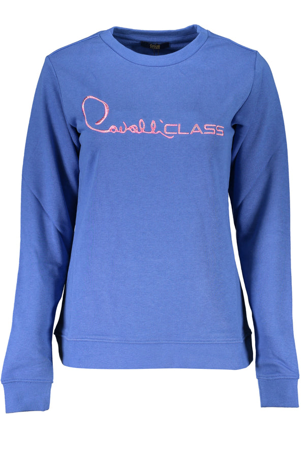 Cavalli Class Sweatshirts Femme Bleu - stylesgateway