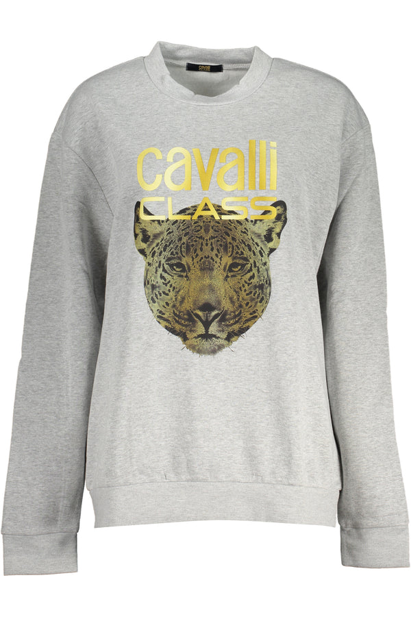 Cavalli Class Sweatshirts Femme Gris - stylesgateway