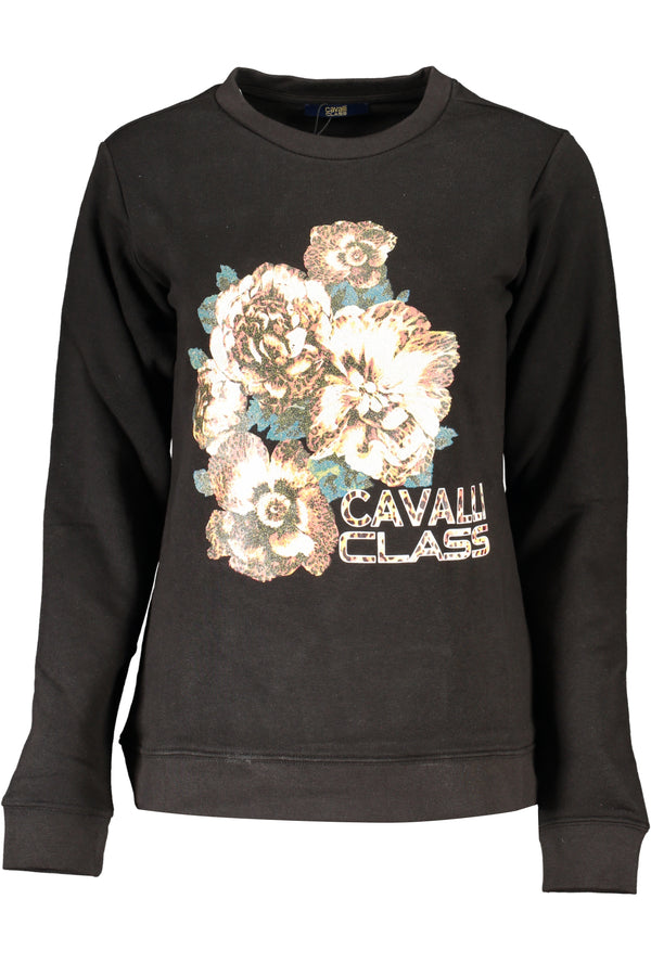 Cavalli Class Sweatshirts Femme Noir - stylesgateway