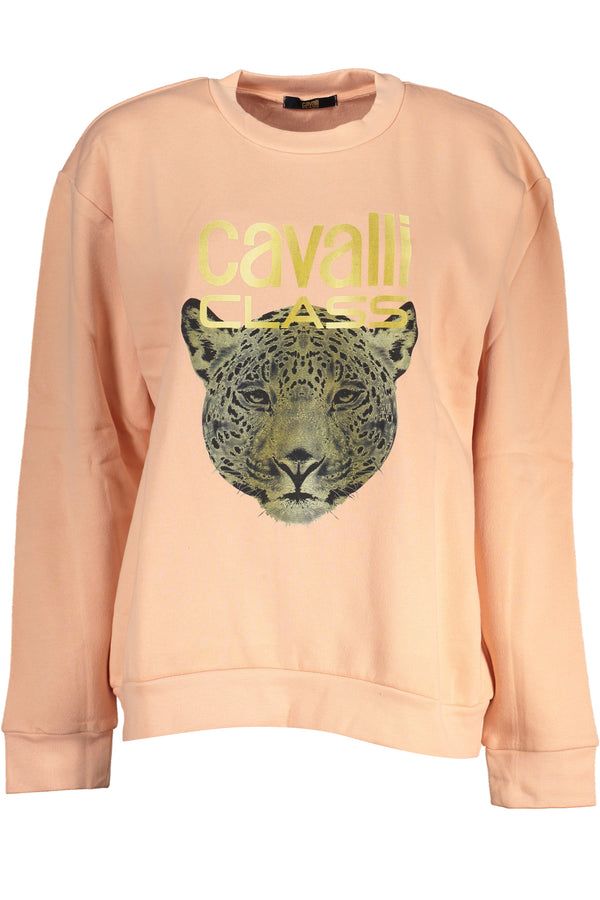 Cavalli Class Sweatshirts Femme Rose - stylesgateway