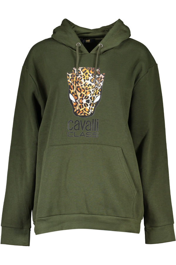 Cavalli Class Sweatshirts Femme Vert - stylesgateway