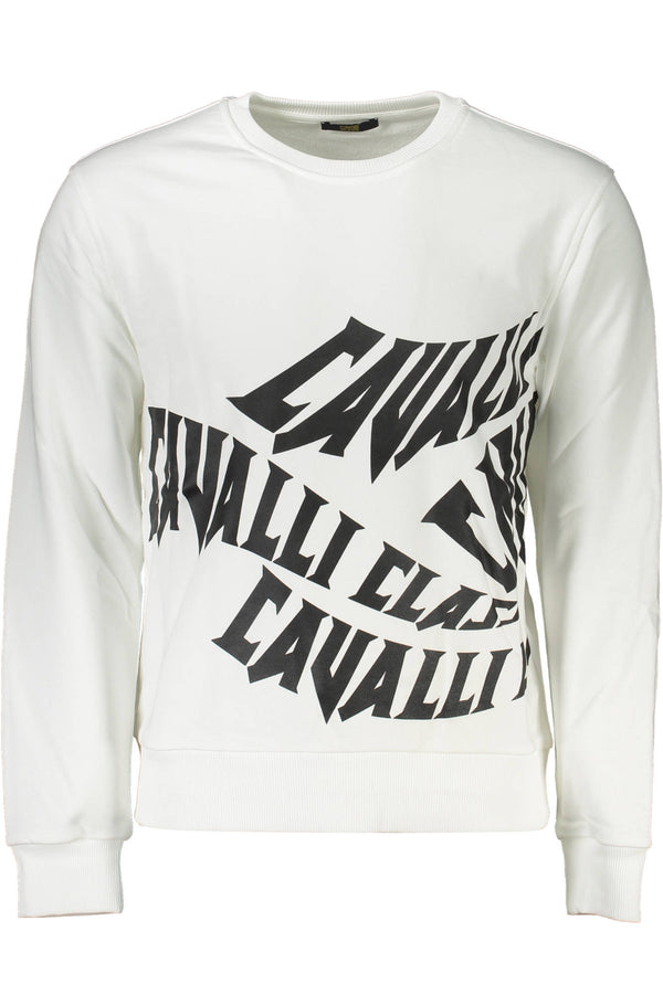 Cavalli Class Sweatshirts Homme Blanc - stylesgateway