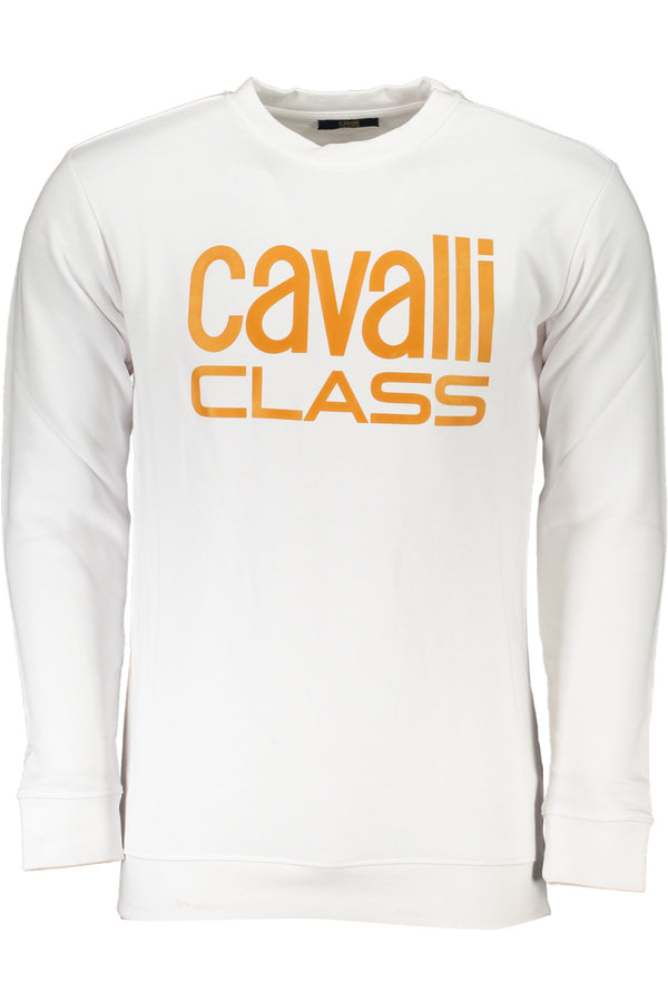 Cavalli Class Sweatshirts Homme Blanc - stylesgateway