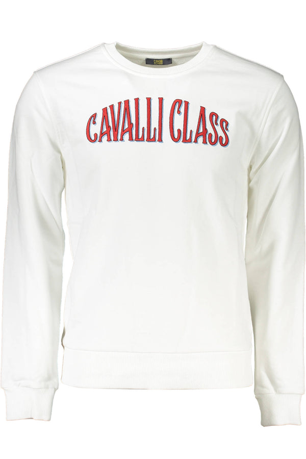 Cavalli Class Sweatshirts Homme Blanc - stylesgateway