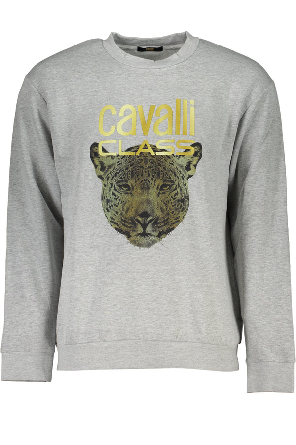 Cavalli Class Sweatshirts Homme Gris - stylesgateway