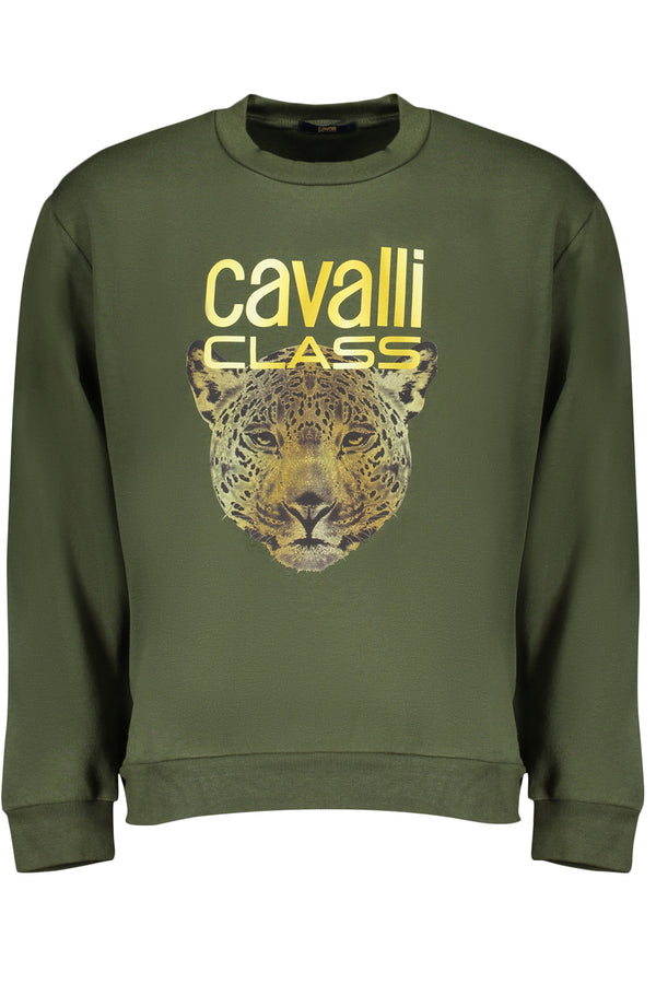Cavalli Class Sweatshirts Homme Vert - stylesgateway