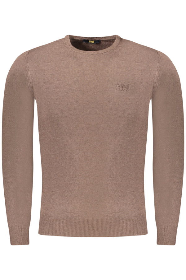 Cavalli Class Sweaters Homme Marron - stylesgateway