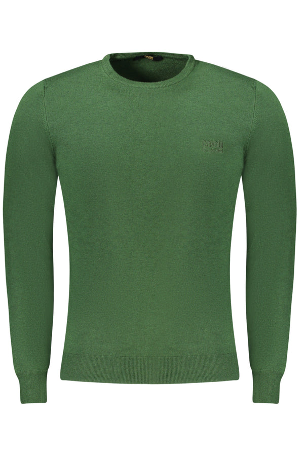 Cavalli Class Sweaters Homme Vert - stylesgateway