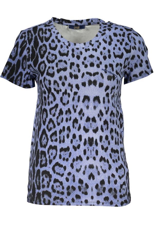 Cavalli Class T-shirts Femme Bleu Ciel - stylesgateway