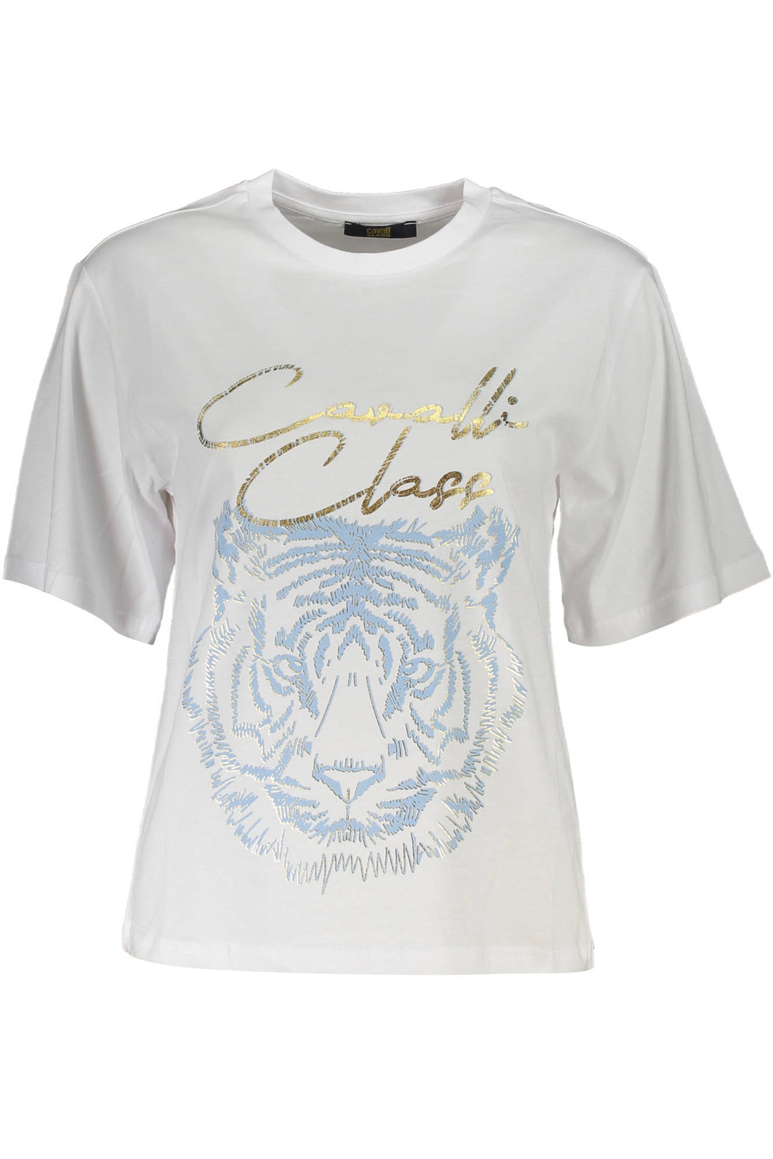 Cavalli Class T-shirts Femme Blanc - stylesgateway