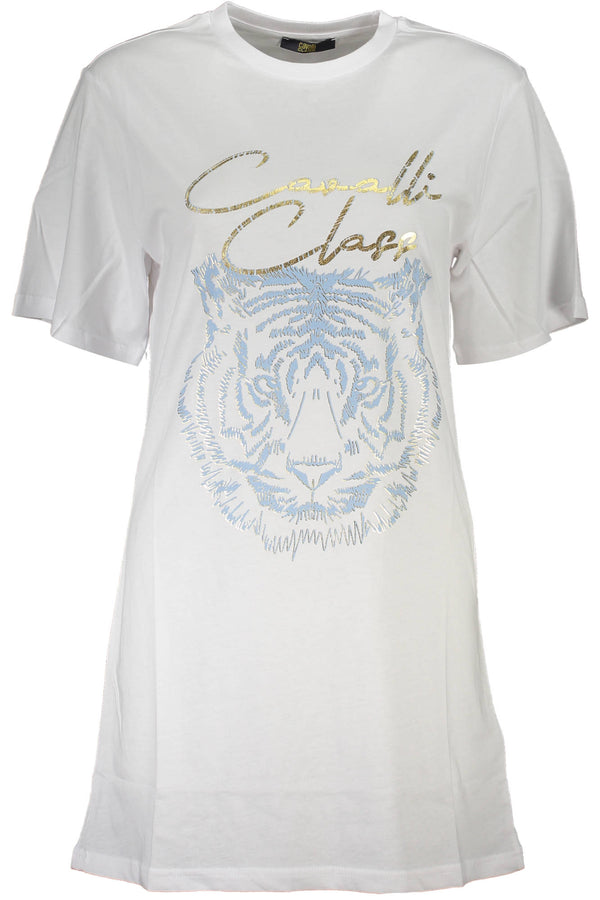 Cavalli Class T-shirts Femme Blanc - stylesgateway