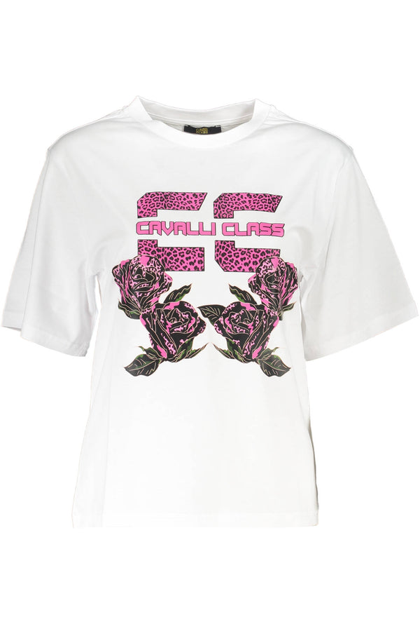 Cavalli Class T-shirts Femme Blanc - stylesgateway
