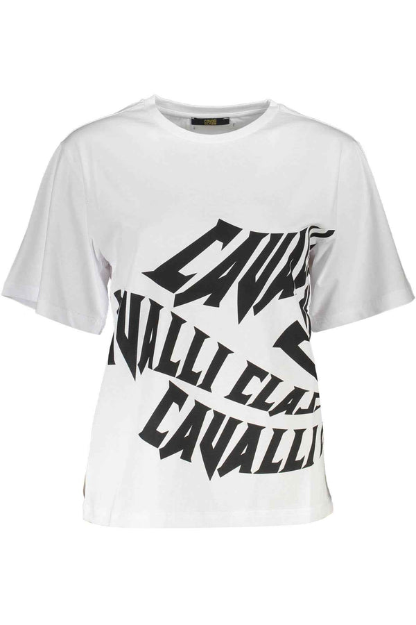 Cavalli Class T-shirts Femme Blanc - stylesgateway
