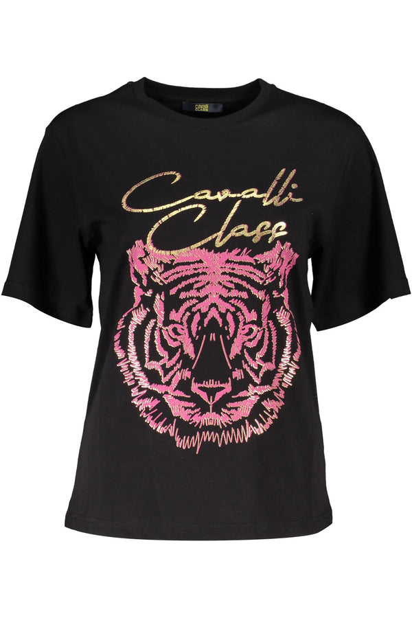 Cavalli Class T-shirts Femme Noir - stylesgateway