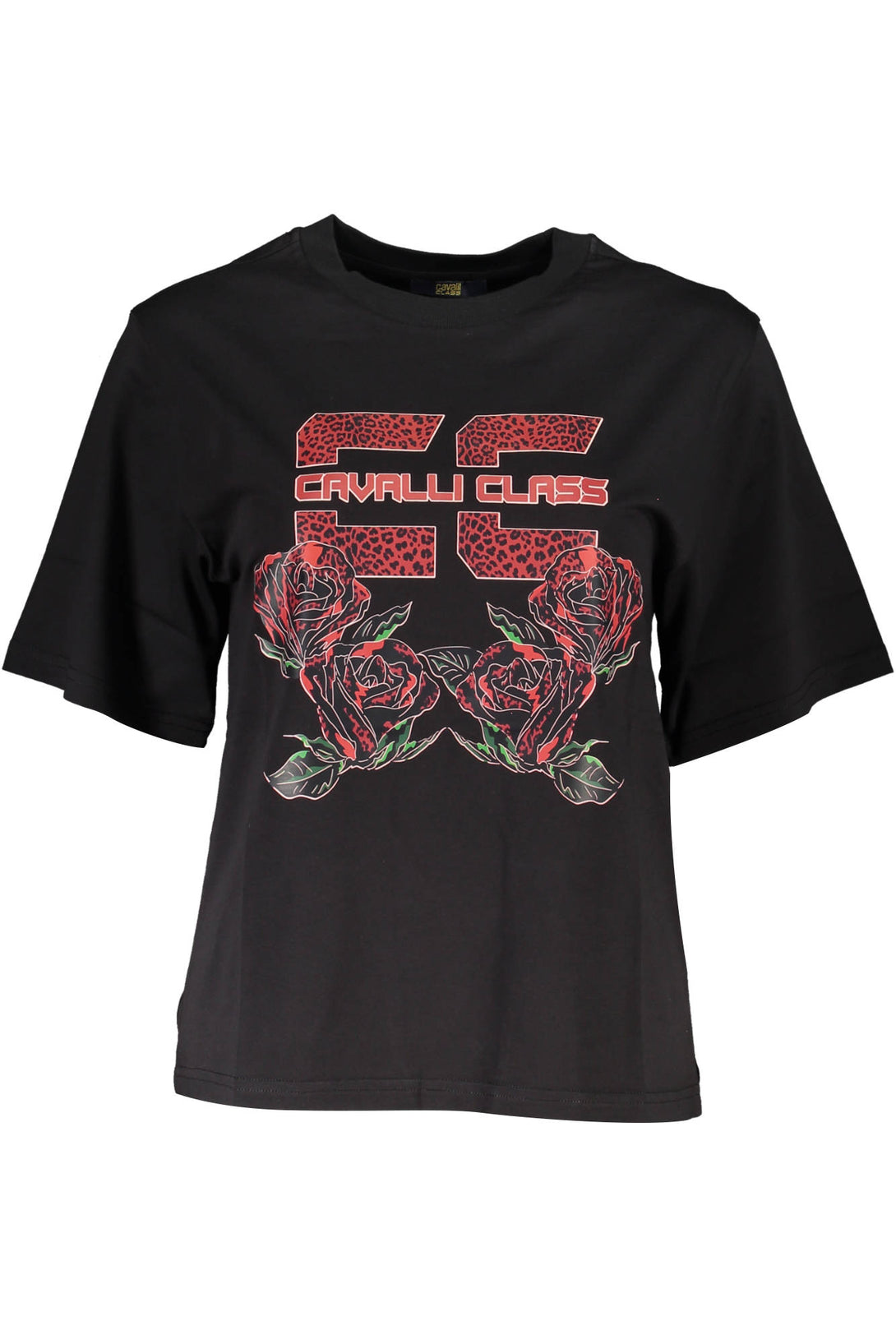 Cavalli Class T-shirts Femme Noir - stylesgateway