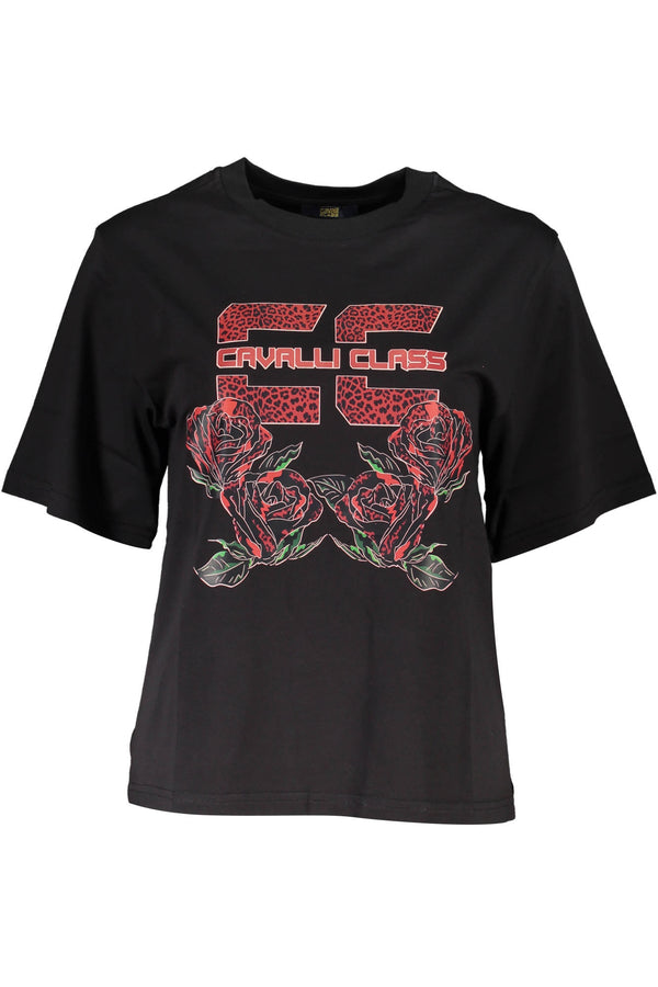 Cavalli Class T-shirts Femme Noir - stylesgateway