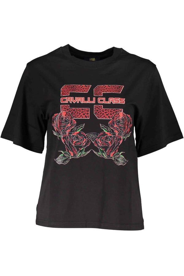 Cavalli Class T-shirts Femme Noir - stylesgateway