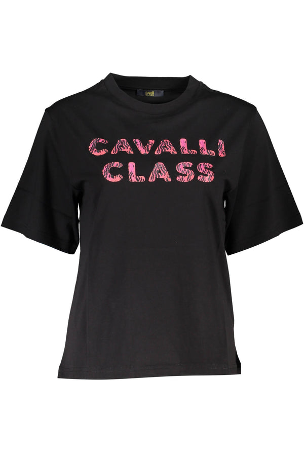 Cavalli Class T-shirts Femme Noir - stylesgateway