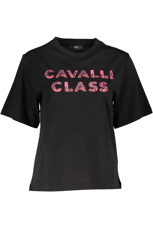 Cavalli Class T-shirts Femme Noir - stylesgateway