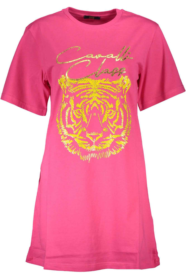 Cavalli Class T-shirts Femme Rose - stylesgateway