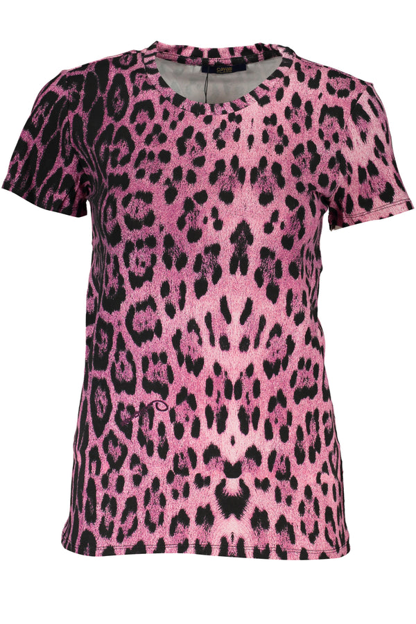 Cavalli Class T-shirts Femme Rose - stylesgateway