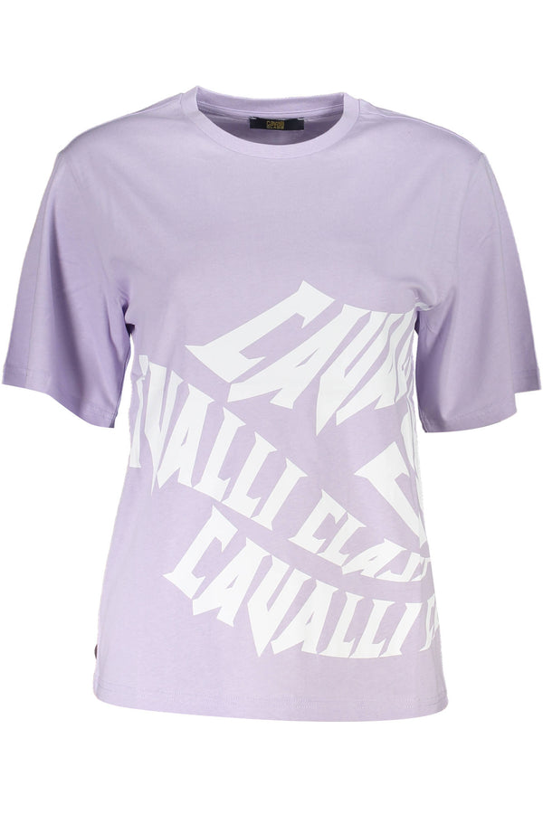 Cavalli Class T-shirts Femme Violet - stylesgateway