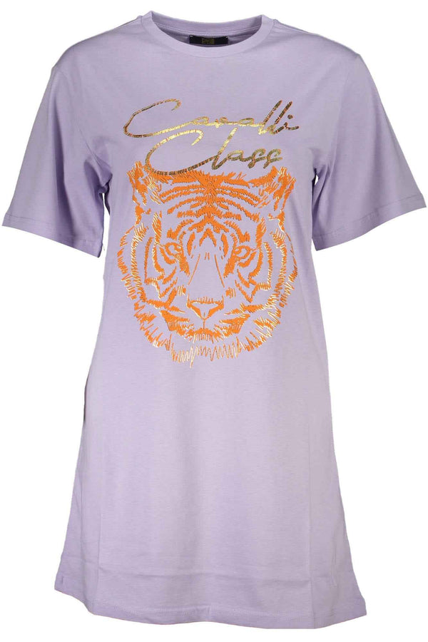 Cavalli Class T-shirts Femme Violet - stylesgateway