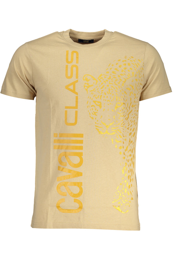 Cavalli Class T-shirts Homme Beige - stylesgateway