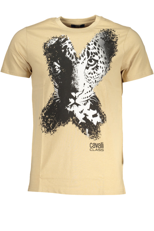 Cavalli Class T-shirts Homme Beige - stylesgateway