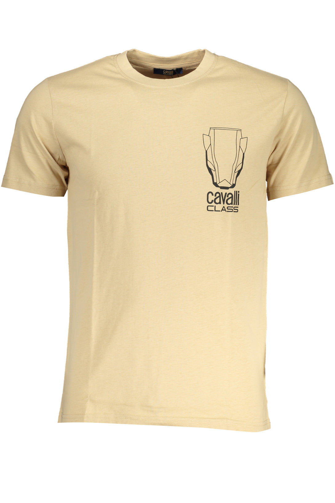 Cavalli Class T-shirts Homme Beige - stylesgateway