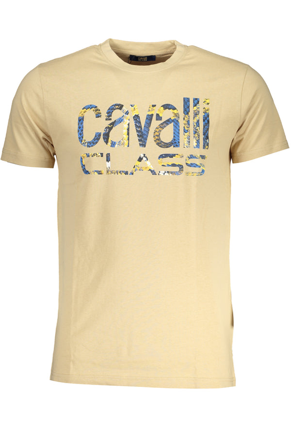 Cavalli Class T-shirts Homme Beige - stylesgateway