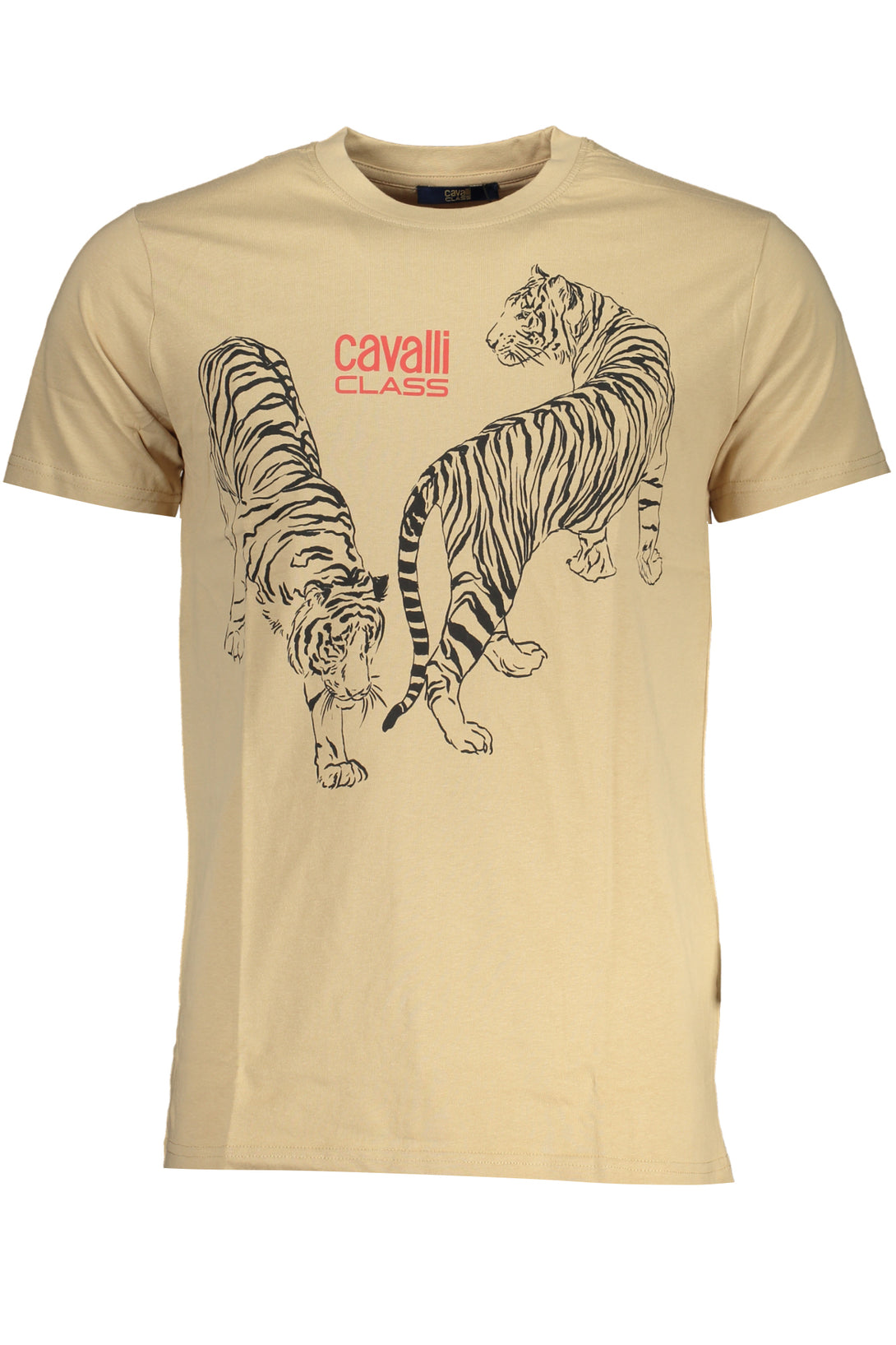 Cavalli Class T-shirts Homme Beige - stylesgateway