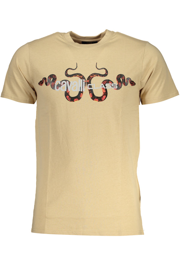 Cavalli Class T-shirts Homme Beige - stylesgateway