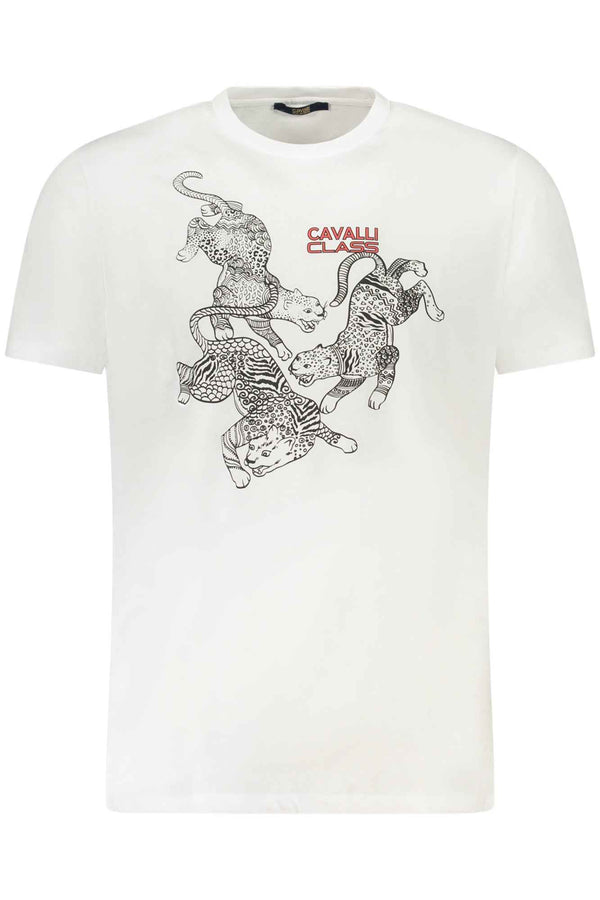 Cavalli Class T-shirts Homme Blanc - stylesgateway