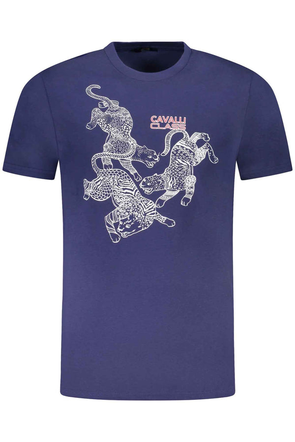 Cavalli Class T-shirts Homme Bleu - stylesgateway