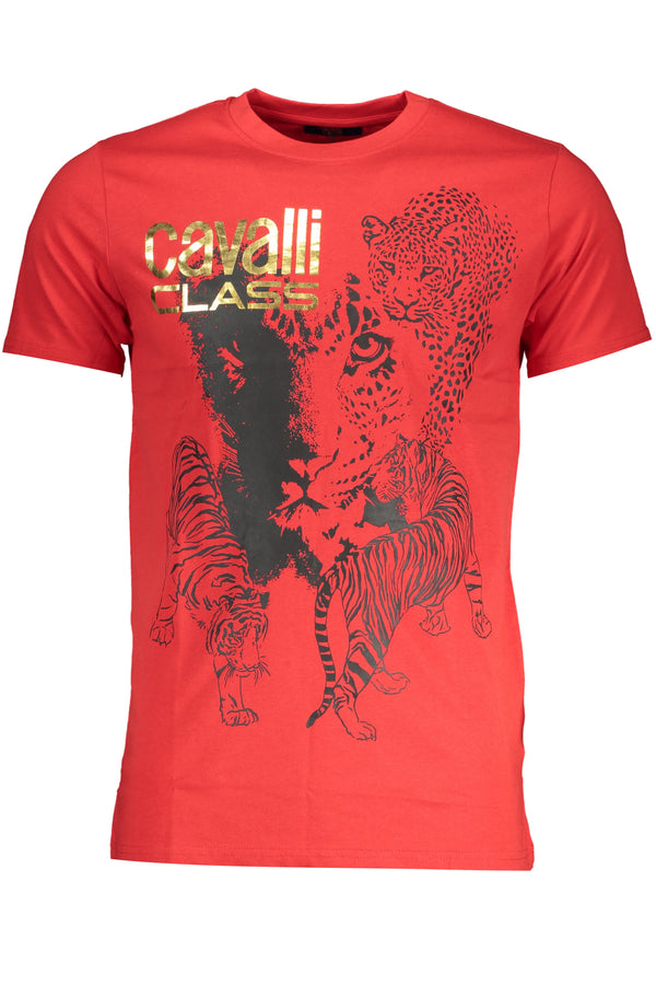 Cavalli Class T-shirts Homme Rouge - stylesgateway